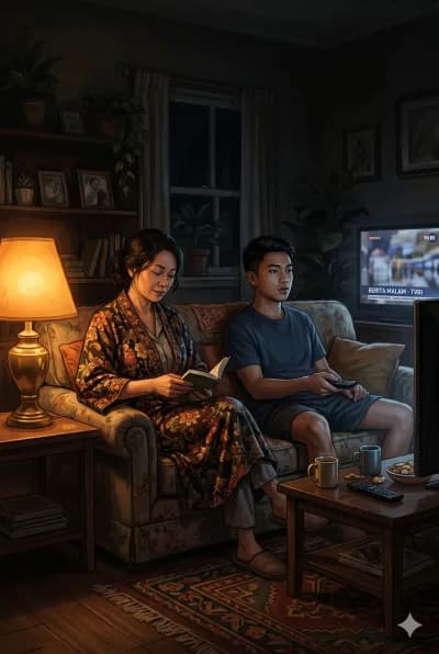Cover of Aku, Mama, dan Tante Rina
