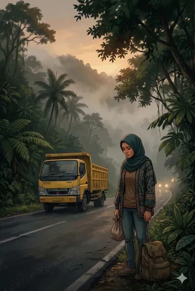 Cover of Ibu Muda Tak Tahan Godaan Sopir Truk
