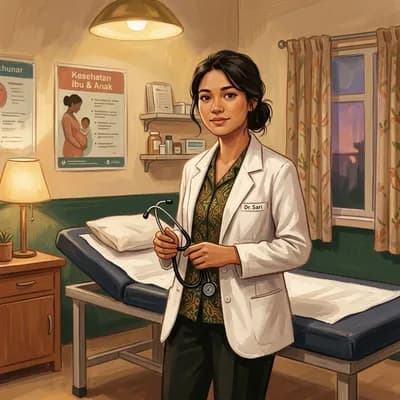 Cover of Dokter Cantik dan Pemeriksaan Tak Terduga