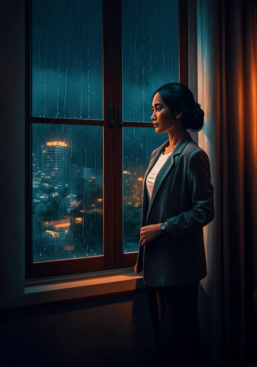 Cover of Pertemuan Tak Terduga di Senja Jakarta