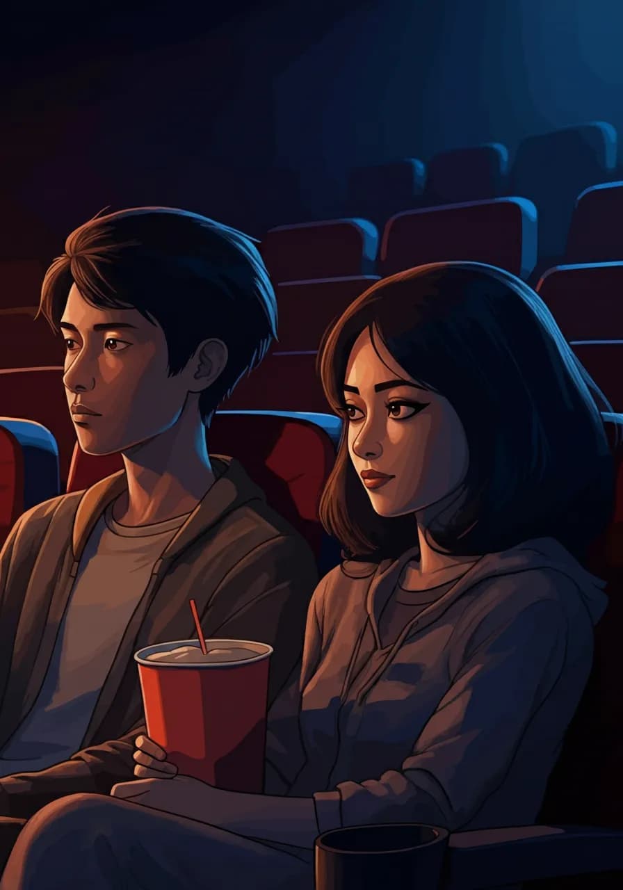 Cover of Cinta Terlarang di Bioskop